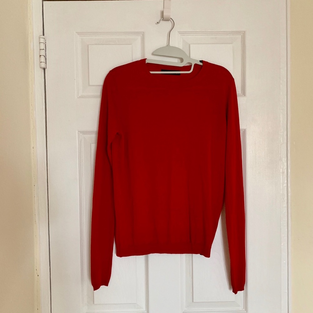 Zara red sweater